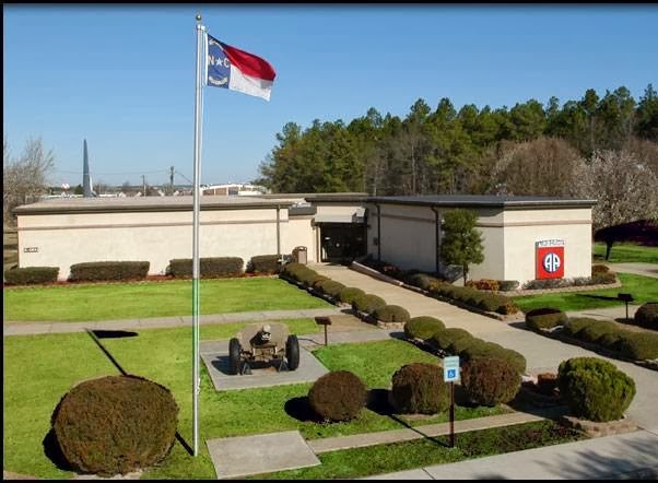 A view of the outside of the 82nd Airborne Division Museum.